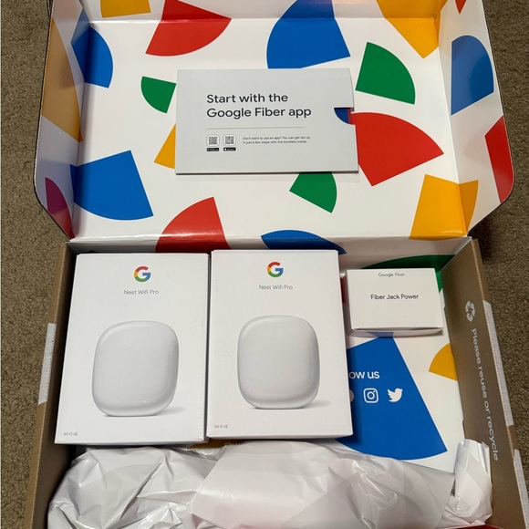 Google Nest WiFi Pro 6E Pair